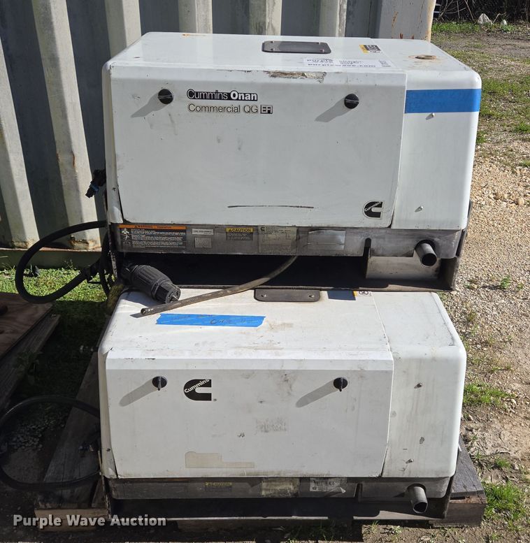 image for item DV1317 (3) Onan 5.5HGJAD generators