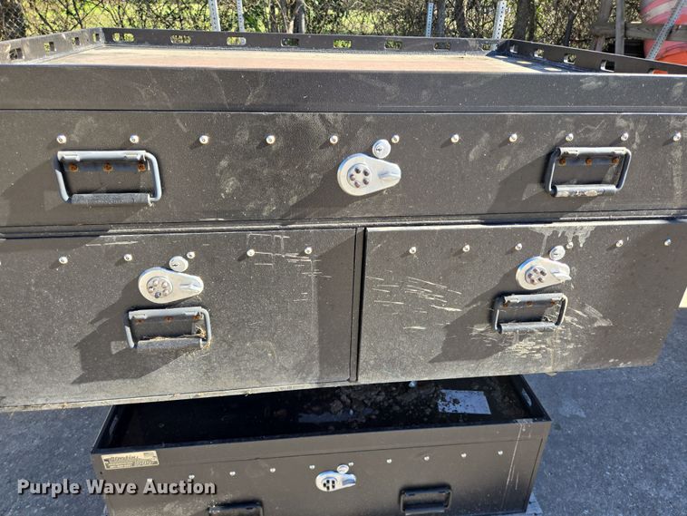 image for item DV1319 (8) Plastix Plus police car storage boxes