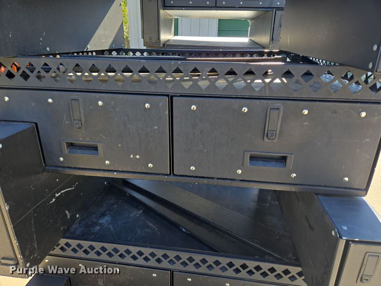 image for item DV1319 (8) Plastix Plus police car storage boxes