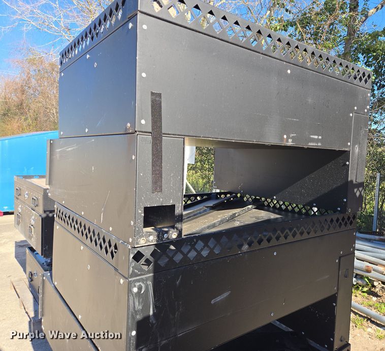 image for item DV1319 (8) Plastix Plus police car storage boxes