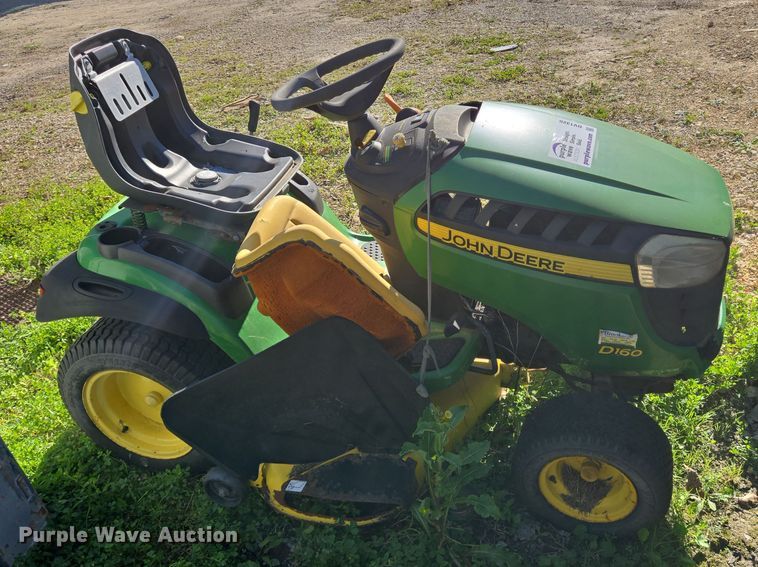 image for item DV1320 John Deere D160 lawn mower
