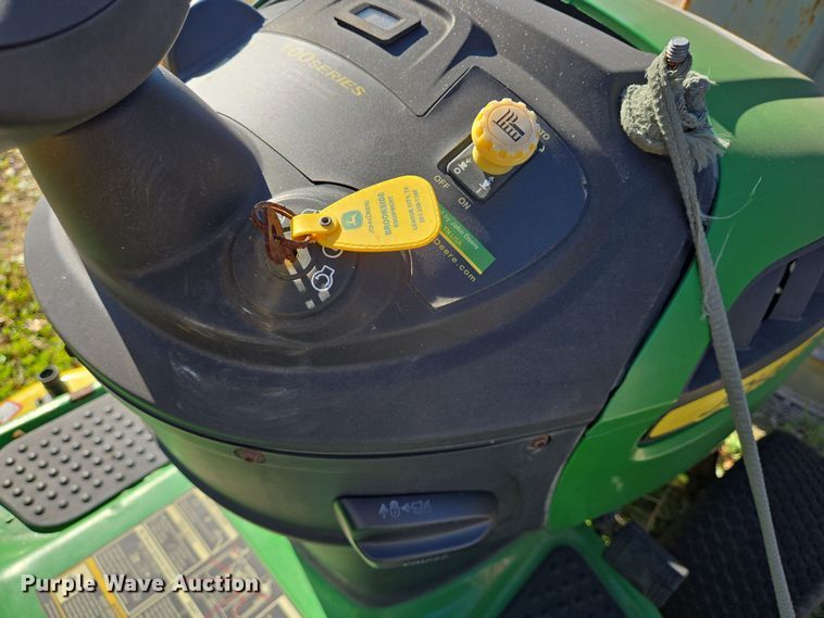 image for item DV1320 John Deere D160 lawn mower