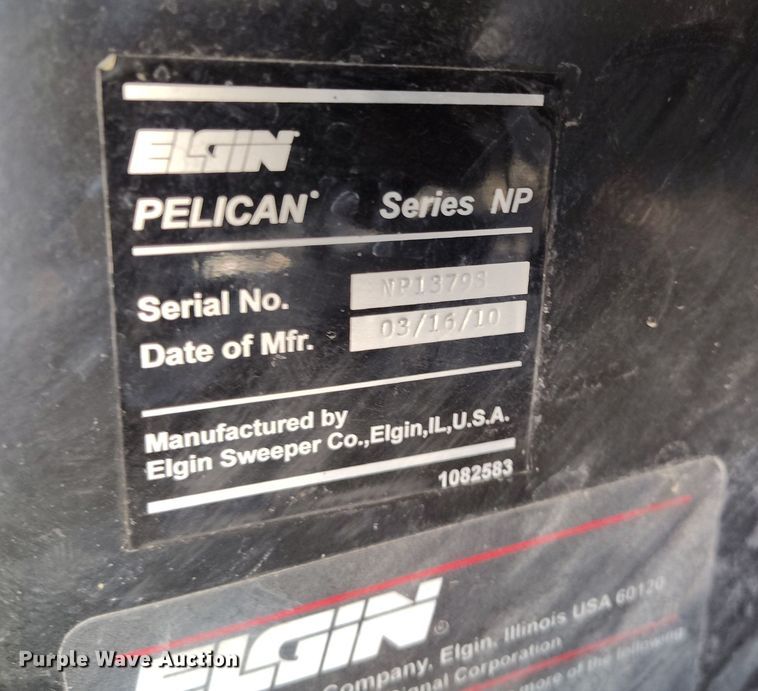 image for item DV6722 2010 Elgin Pelican Series NP sweeper