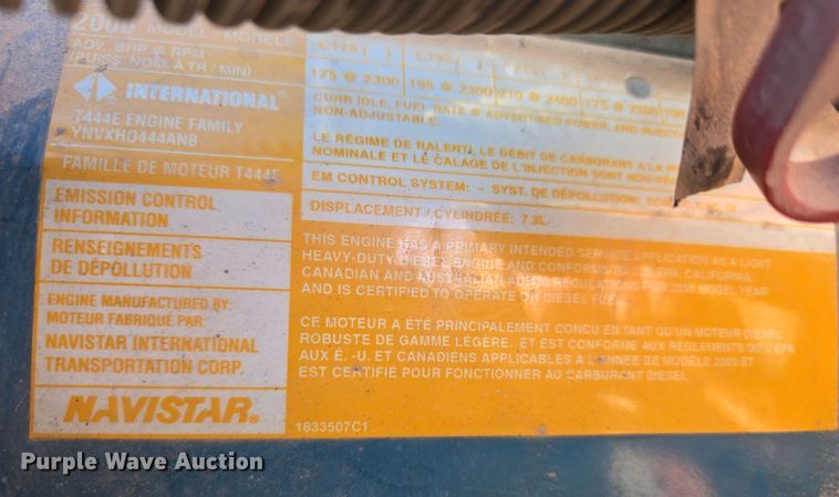 image for item DW3128 2001 International 4700 bucket truck