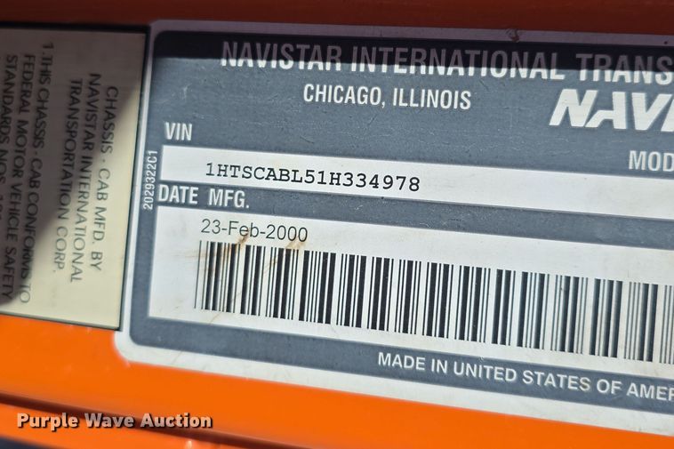 image for item DW3128 2001 International 4700 bucket truck