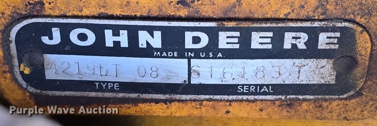 image for item DW3193 1983 John Deere 410B backhoe