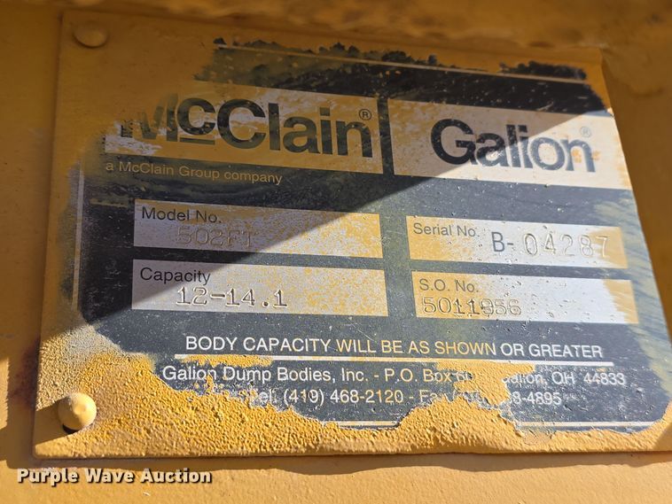 image for item DW3194 1999 International 4900 dump truck