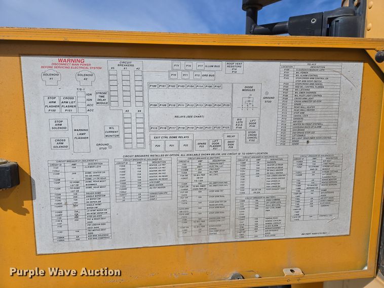 image for item ED2493 2006 Blue Bird school bus