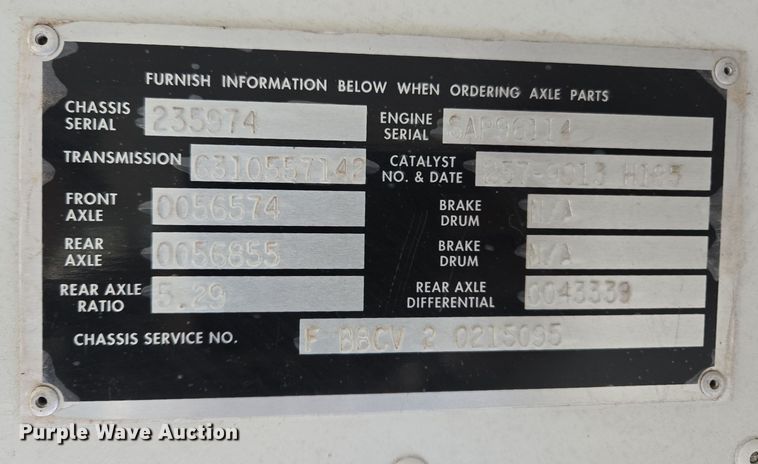 image for item ED2493 2006 Blue Bird school bus