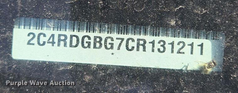 image for item ED2494 2012 Dodge Grand Caravan van