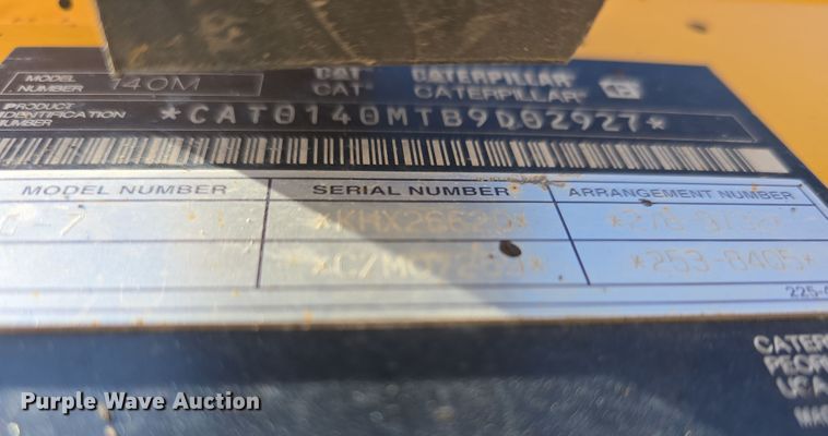 image for item EH8652 2011 Caterpillar 140M motor grader