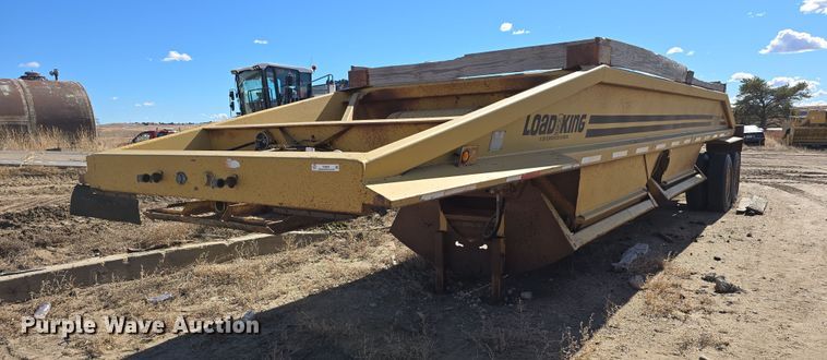image for item EH8655 1990 Load King 2030-10 bottom dump trailer