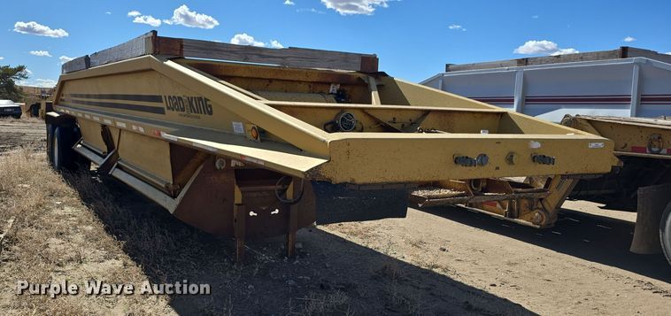 image for item EH8655 1990 Load King 2030-10 bottom dump trailer