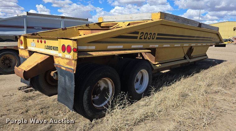 image for item EH8655 1990 Load King 2030-10 bottom dump trailer