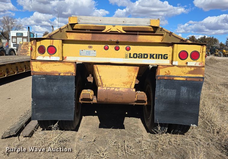 image for item EH8655 1990 Load King 2030-10 bottom dump trailer