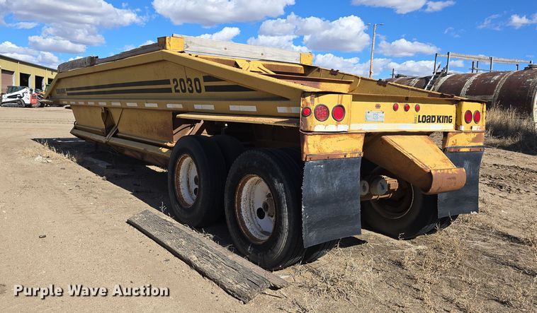 image for item EH8655 1990 Load King 2030-10 bottom dump trailer