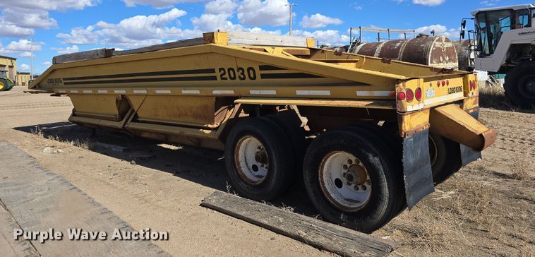 image for item EH8655 1990 Load King 2030-10 bottom dump trailer