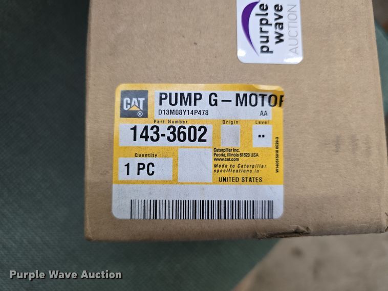 image for item EH8664 Caterpillar RM350 reclaimer drum brake release pump