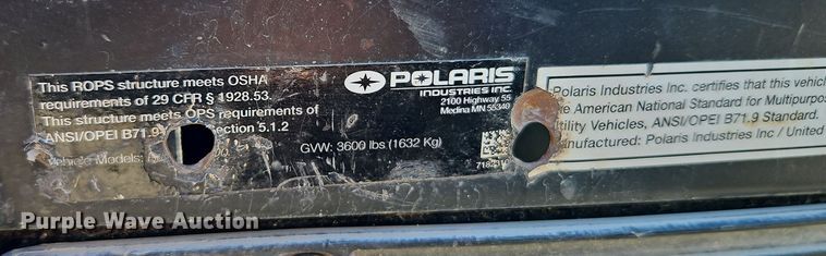 image for item EI8836 2016 Bobcat 3400 utility vehicle