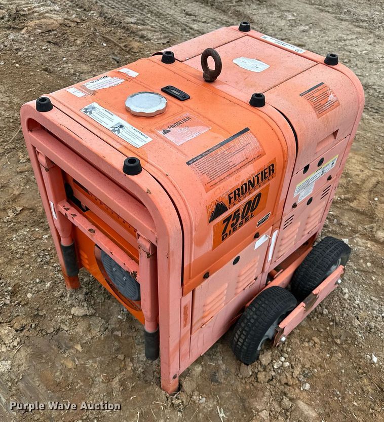 image for item EK0417 Frontier Industrial 7500 Diesel generator