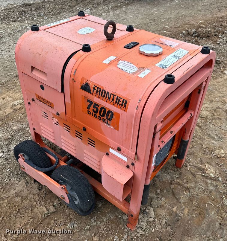 image for item EK0417 Frontier Industrial 7500 Diesel generator
