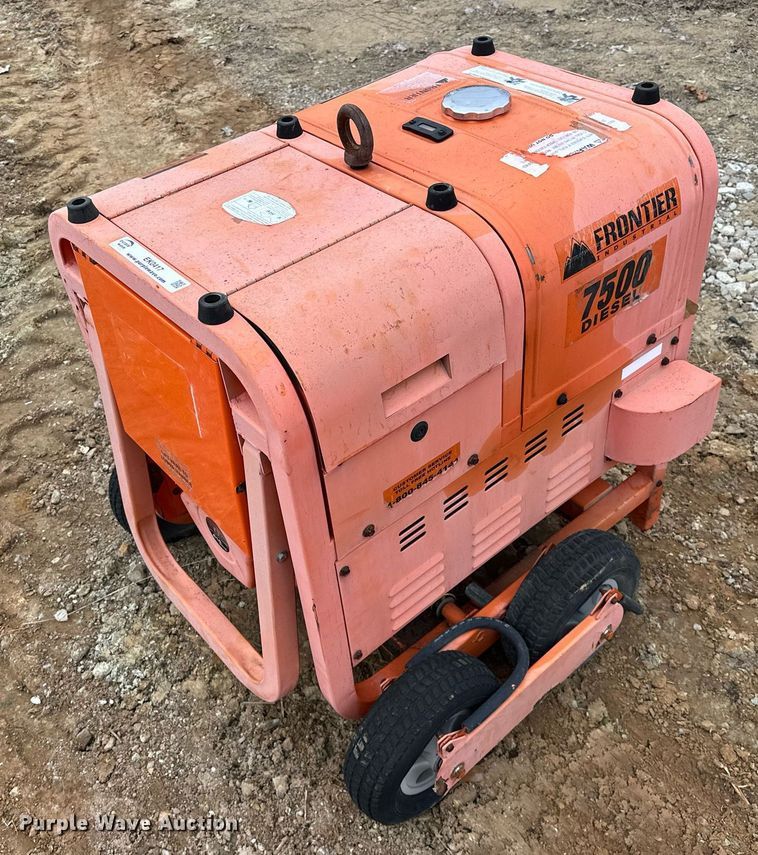 image for item EK0417 Frontier Industrial 7500 Diesel generator