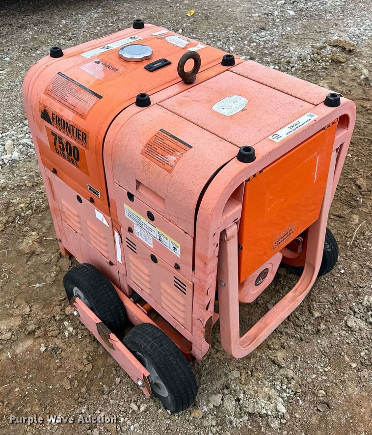 image for item EK0417 Frontier Industrial 7500 Diesel generator