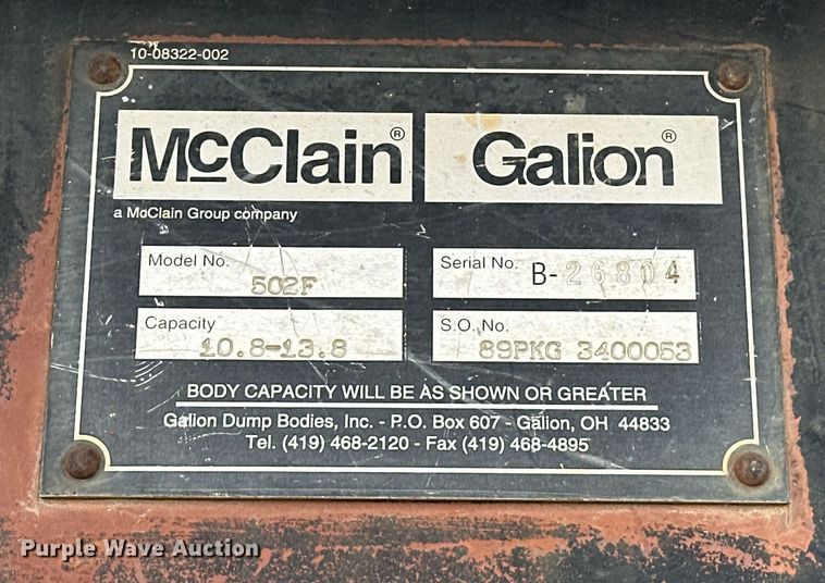 image for item EK0419 2004 International 7400 dump truck