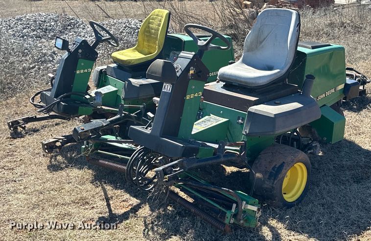 image for item EK0449 (2) John Deere 2243 lawn mowers