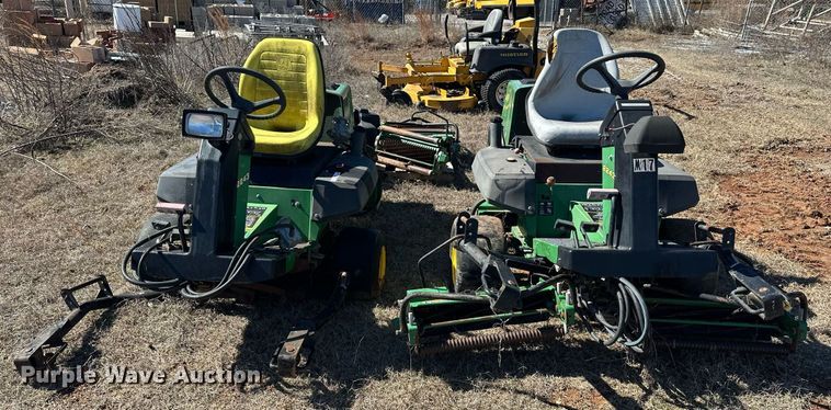 image for item EK0449 (2) John Deere 2243 lawn mowers