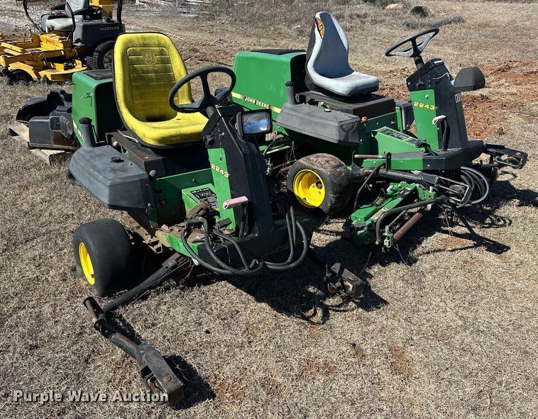 image for item EK0449 (2) John Deere 2243 lawn mowers