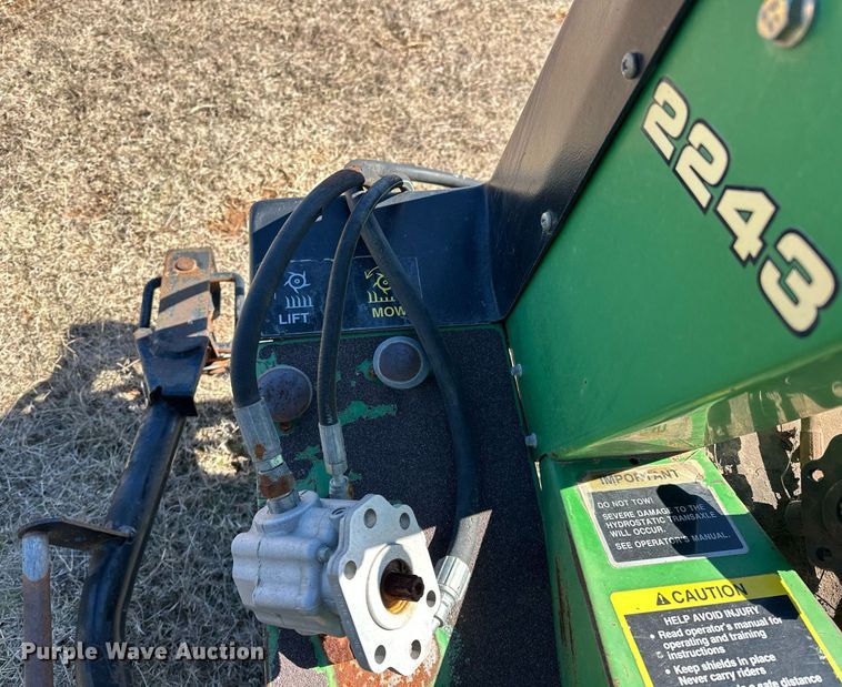 image for item EK0449 (2) John Deere 2243 lawn mowers