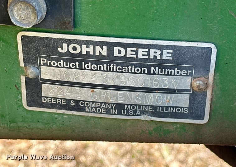 image for item EK0449 (2) John Deere 2243 lawn mowers