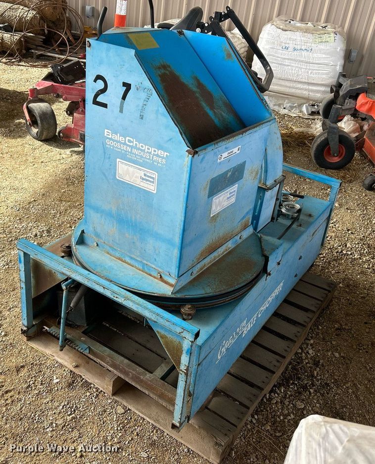 image for item EK2692 Goossen BCG-2 bale chopper