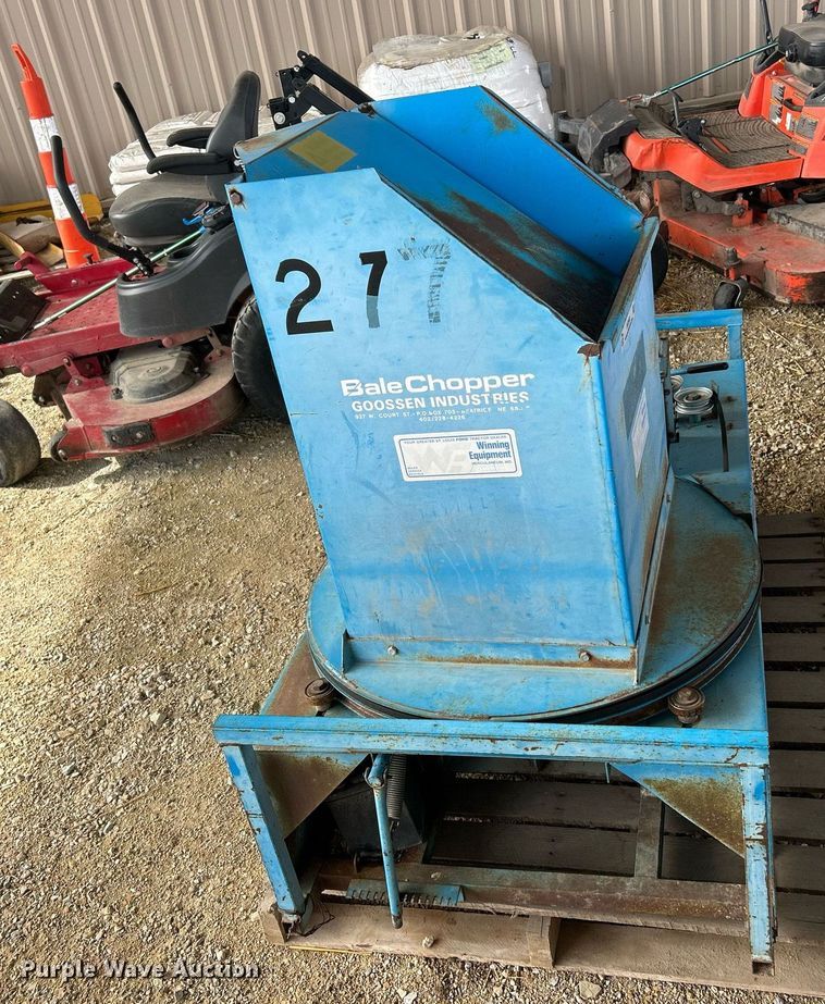 image for item EK2692 Goossen BCG-2 bale chopper
