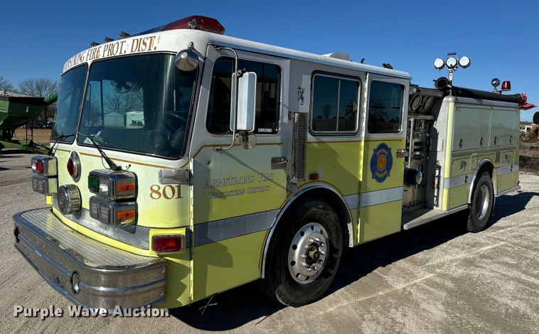image for item EN5116 1988 Kovatch  Firefox 4 Door pumper fire truck
