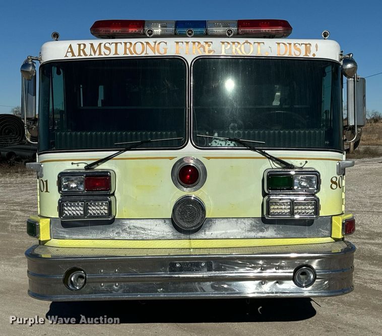 image for item EN5116 1988 Kovatch  Firefox 4 Door pumper fire truck