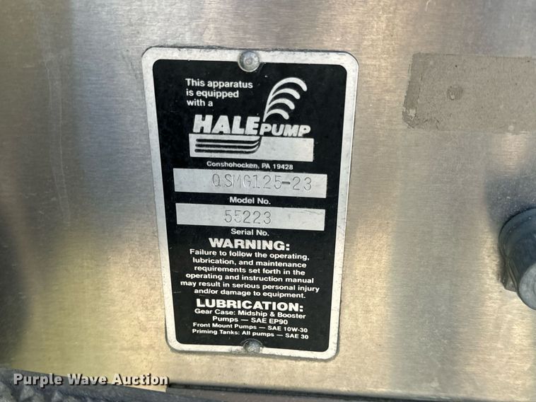 image for item EN5116 1988 Kovatch  Firefox 4 Door pumper fire truck