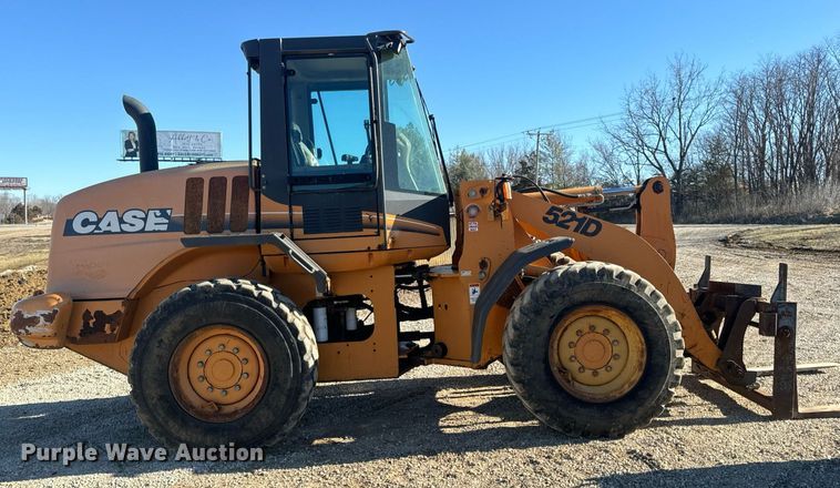 image for item EN5167 2008 Case 521D wheel loader