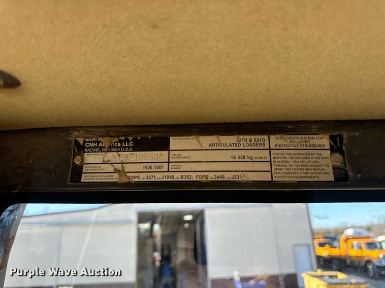 image for item EN5167 2008 Case 521D wheel loader