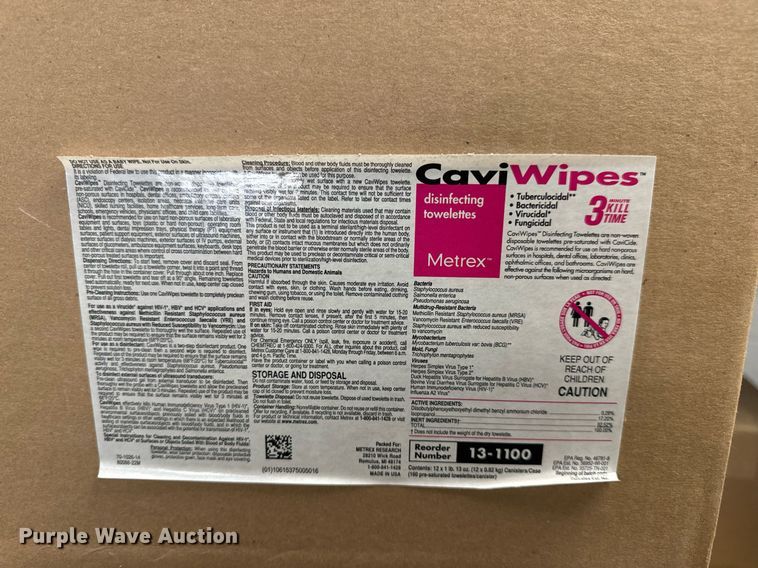 image for item EN5189 CaviWipe sanitizing wipes