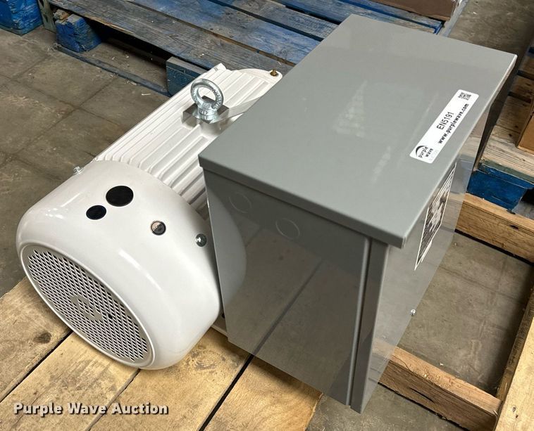 image for item EN5191 Smith Electric Motorworks RTG256 rotary three phase converter