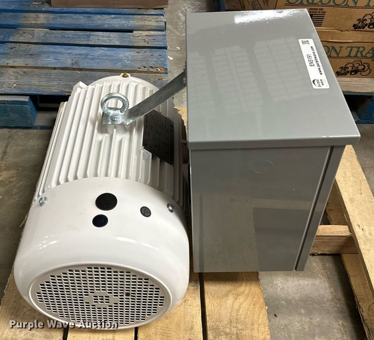 image for item EN5191 Smith Electric Motorworks RTG256 rotary three phase converter