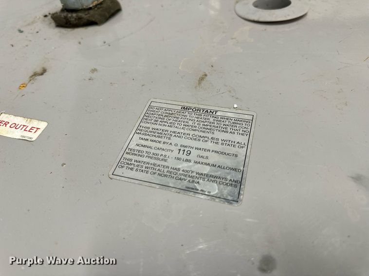 image for item EN5194 AO Smith DRE-120 100 commercial water heater