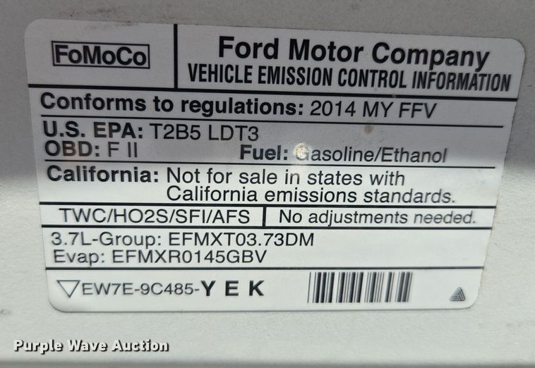 image for item EQ6729 2014 Ford Explorer Police Interceptor SUV