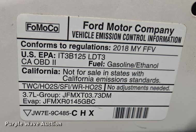 image for item EQ6731 2018 Ford  Explorer Police Interceptor SUV