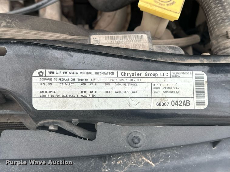 image for item ER4992 2010 Dodge Grand Caravan SE van