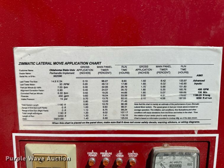 image for item ER8836 Zimmatic center pivot