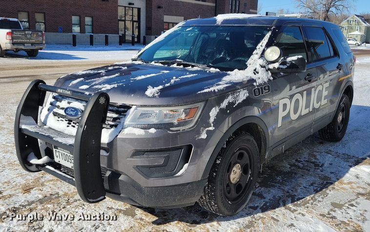 image for item NB9831 2018 Ford Explorer Police interceptor SUV