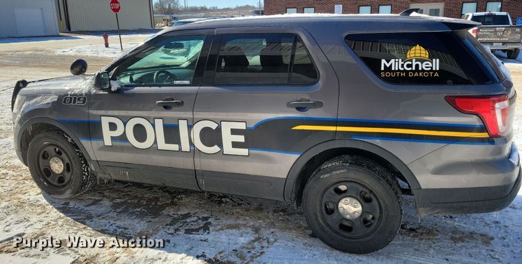 image for item NB9831 2018 Ford Explorer Police interceptor SUV
